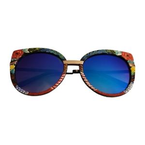 Custom Hand Painted/Decorated - Cat Eye - Polarized Sunglasses - Women